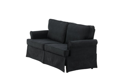 2-personers sofa, sort