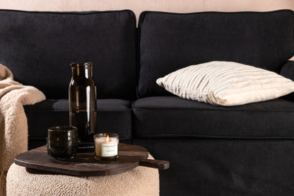 2-personers sofa, sort