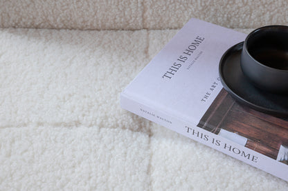 Sammenklappelig seng, hvid