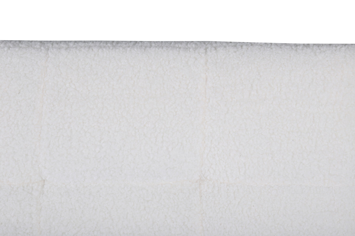 Sammenklappelig seng, hvid