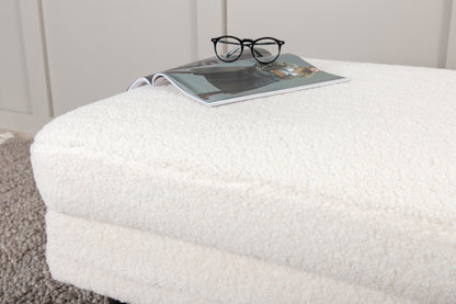 Skammel 70 x 49 x 90 Hvid