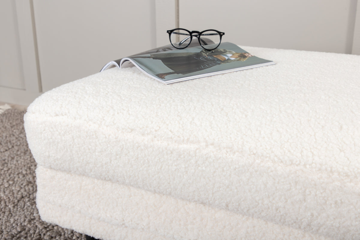 Skammel 70 x 49 x 90 Hvid