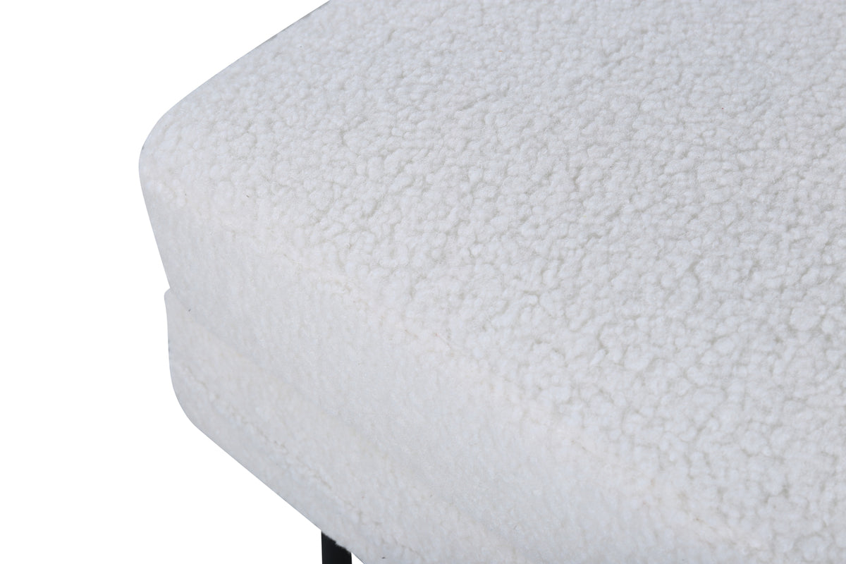 Skammel 70 x 49 x 90 Hvid