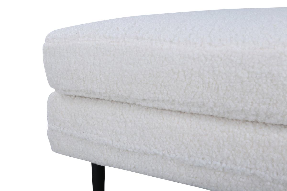 Skammel 70 x 49 x 90 Hvid