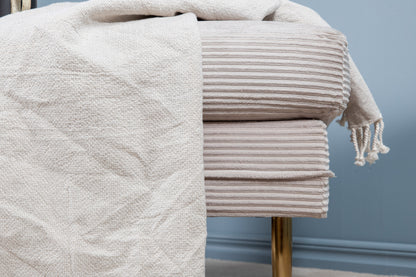 Skammel 70 x 49 x 90 Beige