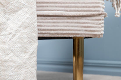 Skammel 70 x 49 x 90 Beige