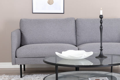 2-personers sofa, grå