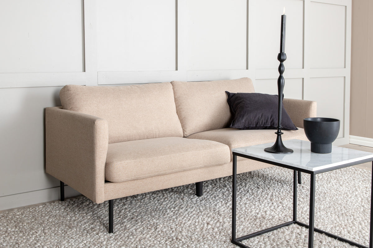 2-personers sofa, brun