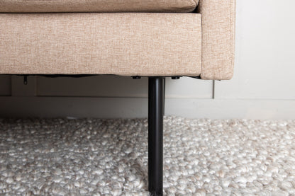 2-personers sofa, brun