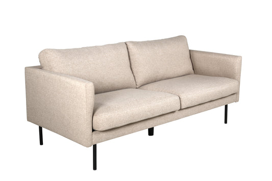 2-personers sofa, brun