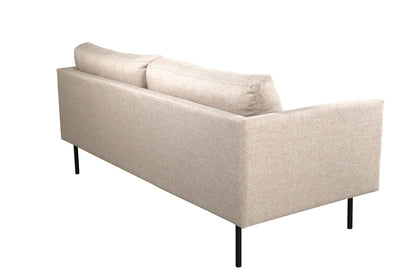 2-personers sofa, brun