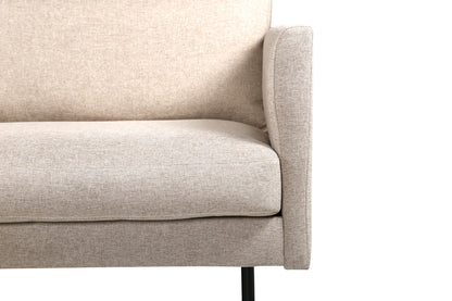 2-personers sofa, brun