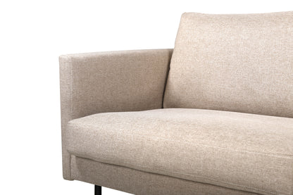 2-personers sofa, brun