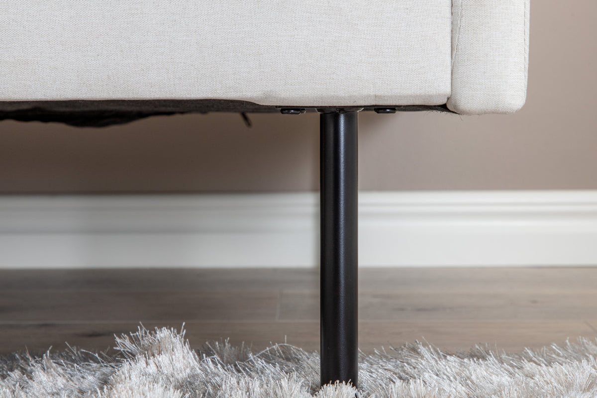 2-personers sofa, hvid