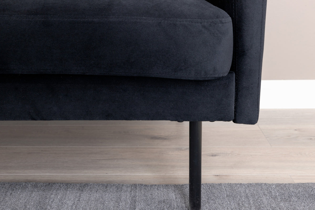 Zoom 2-personers sofaer Sort