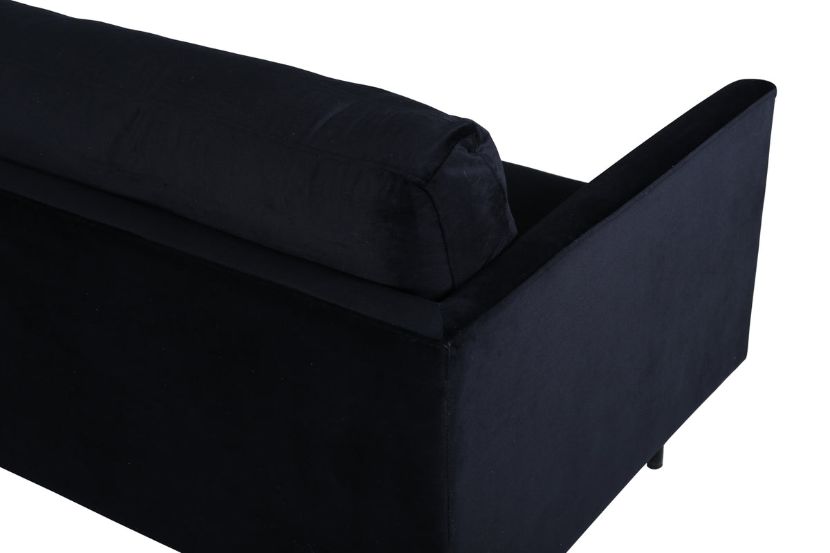 Zoom 2-personers sofaer Sort