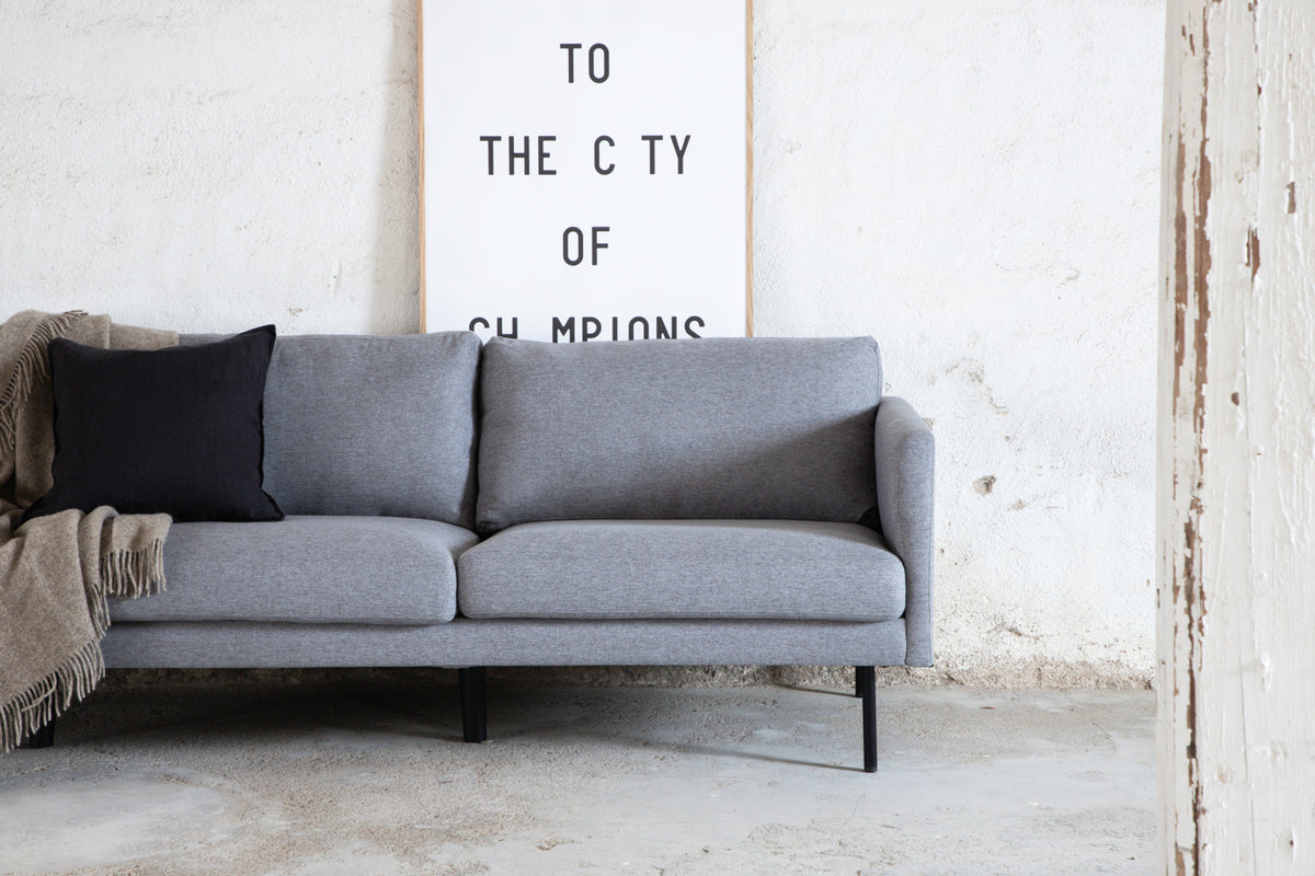 3-personers sofa grå