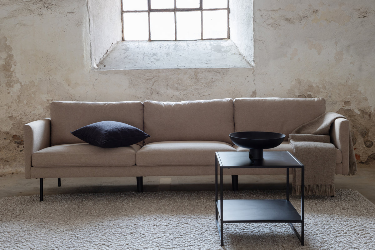 3-personers sofa, brun