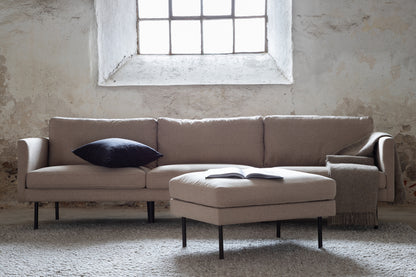 3-personers sofa, brun