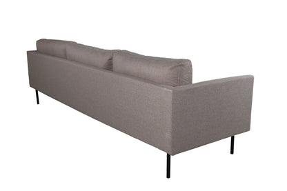 3-personers sofa, brun