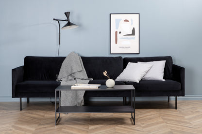 3-personers sofa, sort