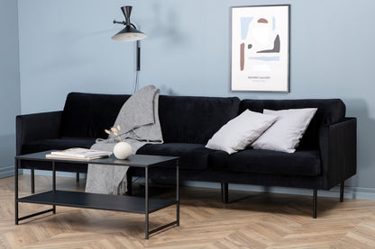 3-personers sofa, sort