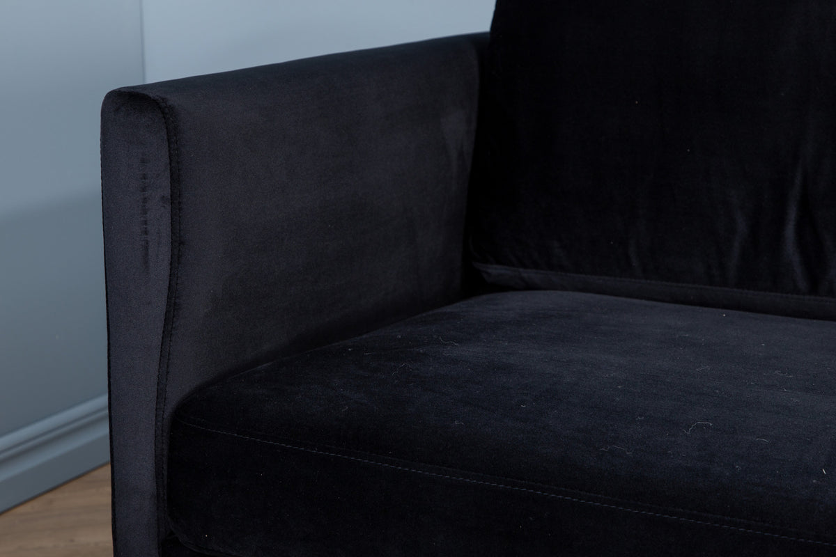 3-personers sofa, sort