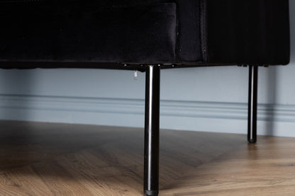 3-personers sofa, sort