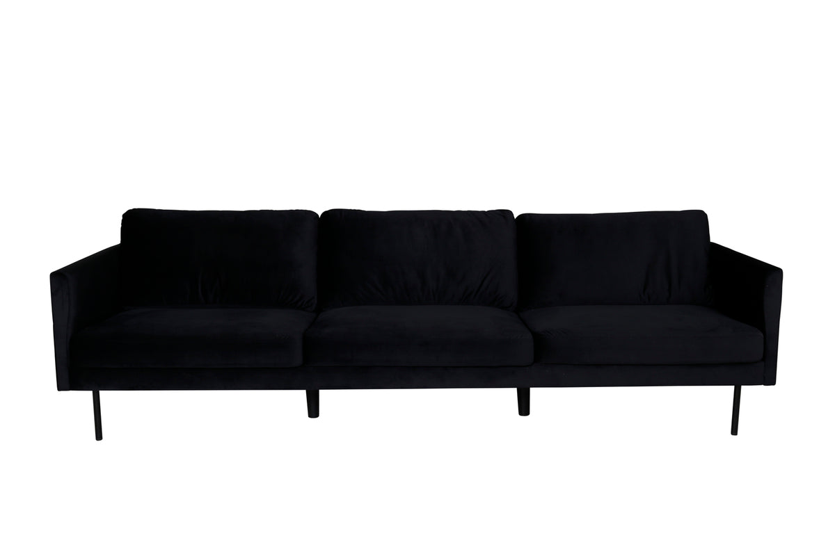 3-personers sofa, sort