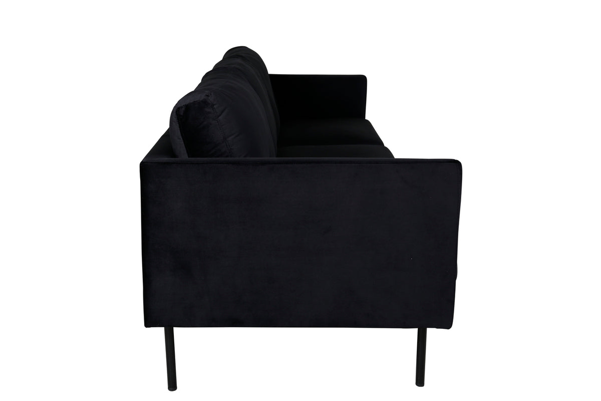 3-personers sofa, sort
