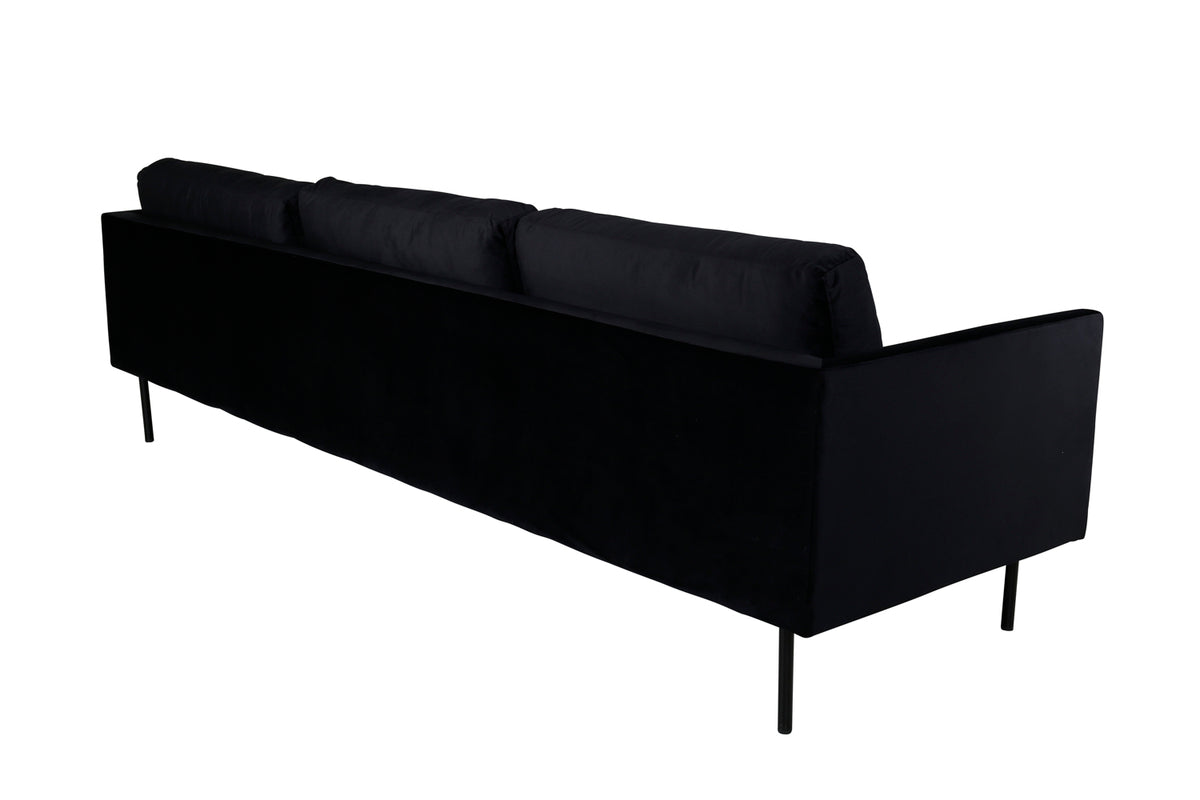 3-personers sofa, sort