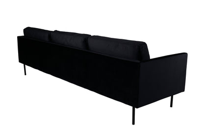 3-personers sofa, sort
