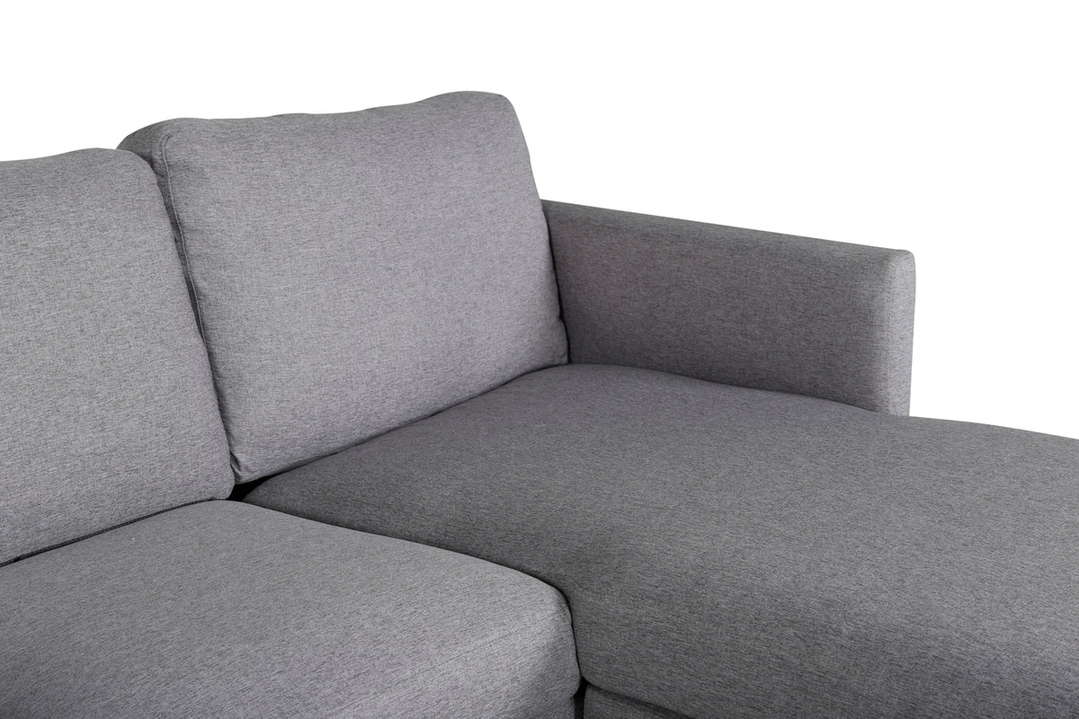 Chaiselong Sofa Grå