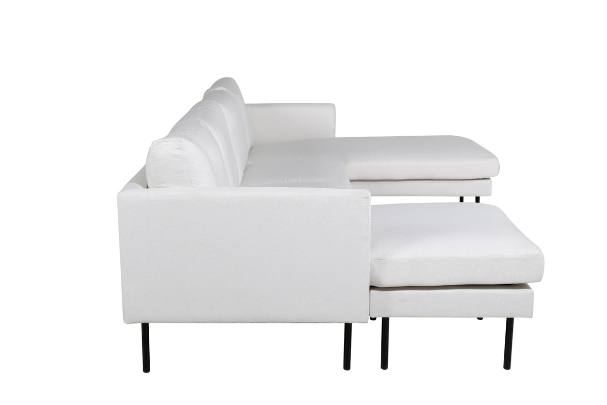 Chaiselong Sofa Lys Beige