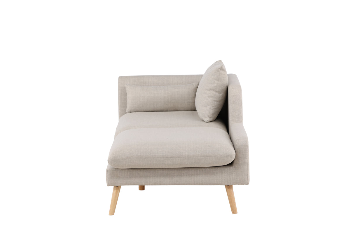 2-personers sofa, beige
