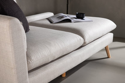 2-personers sofa, beige