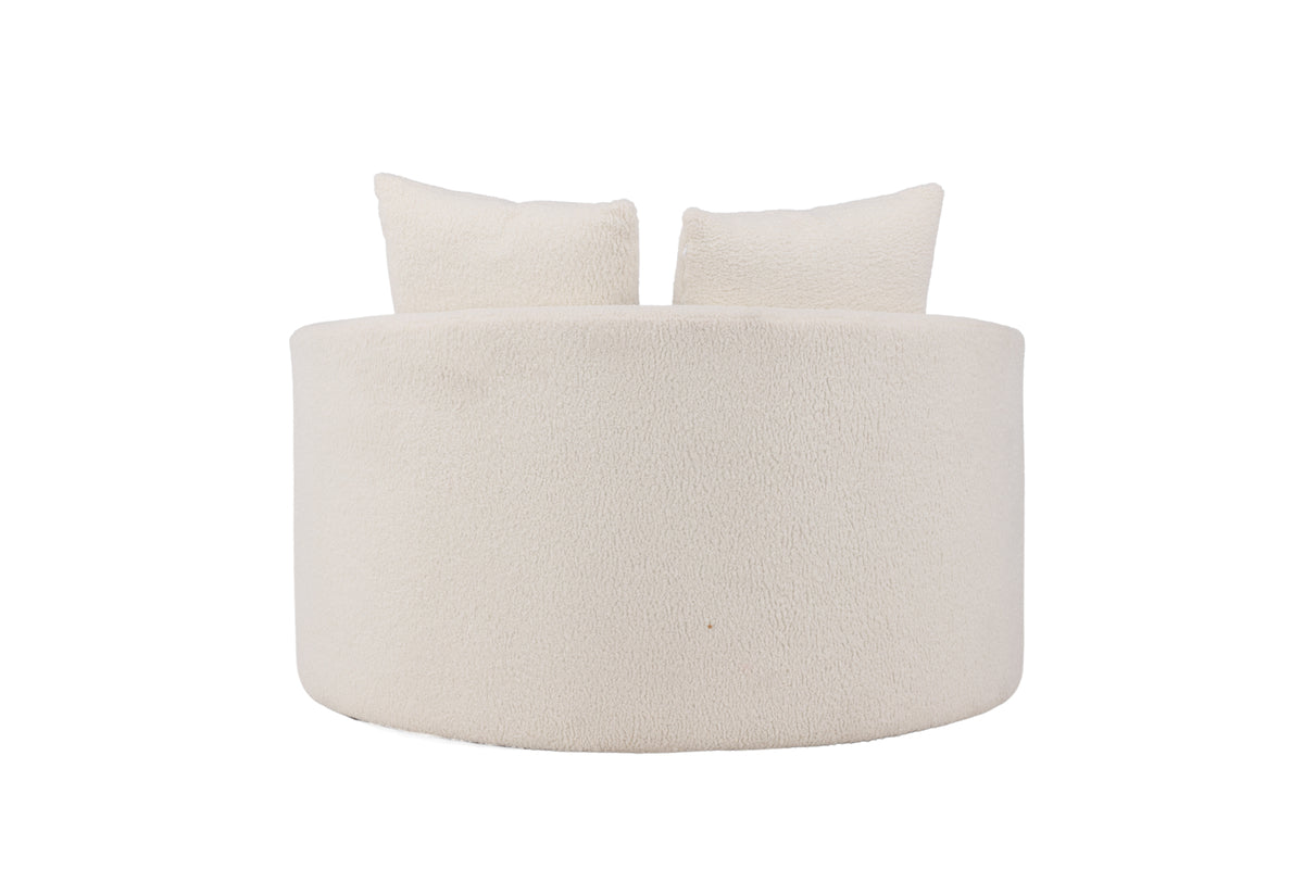 2-personers sofa, hvid