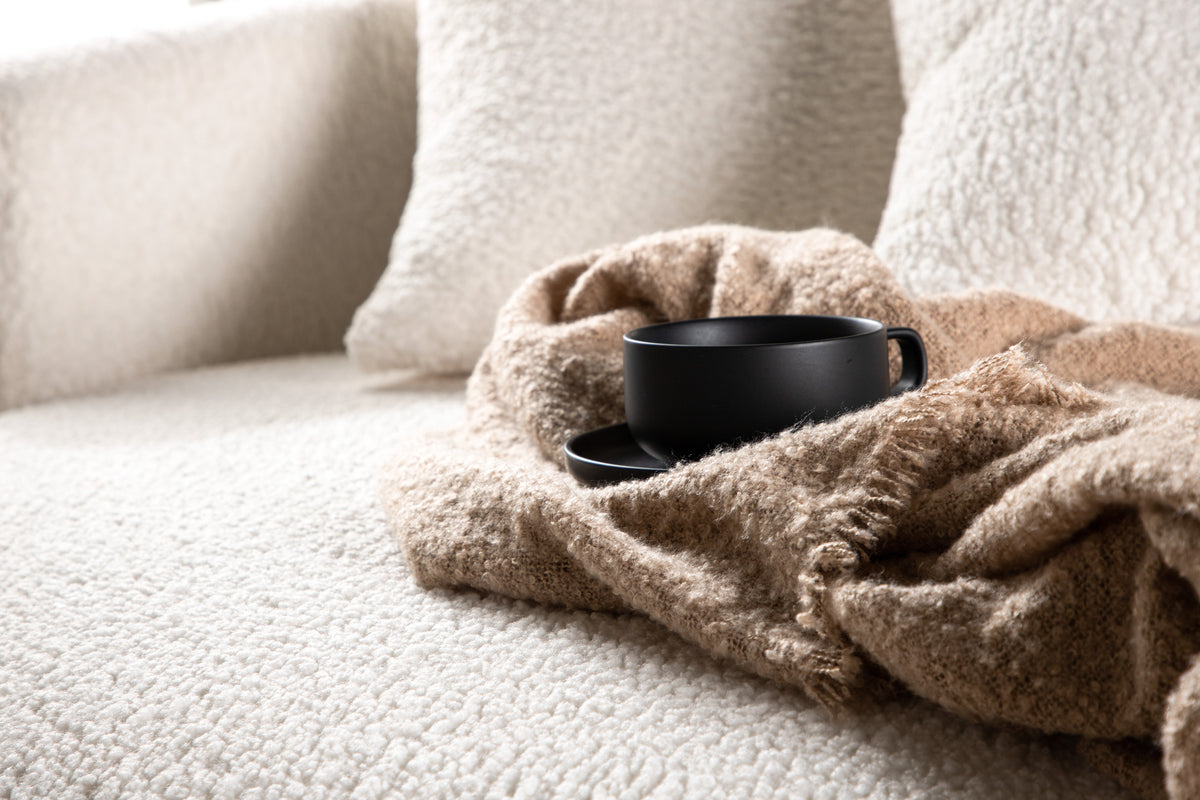 2-personers sofa, hvid