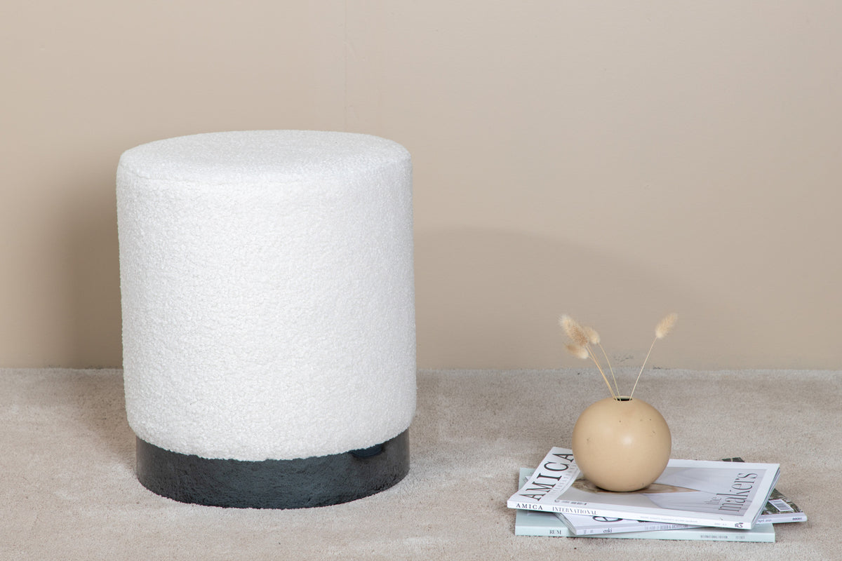 Puf 35 35 Hvid