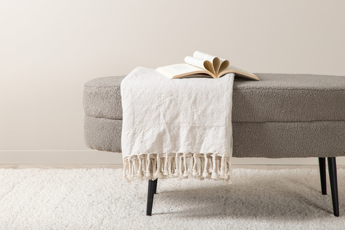 Skammel 40 x 41 x 100 Greige