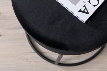 Petra Pouf ø46 ⌀46 Sort