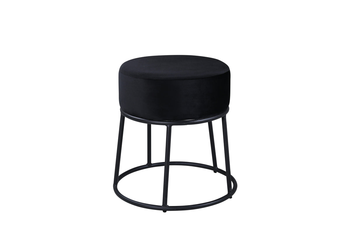 Petra Pouf ø46 ⌀46 Sort