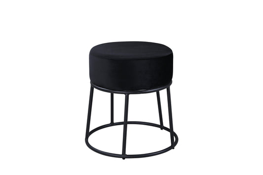 Petra Pouf ø46 ⌀46 Sort