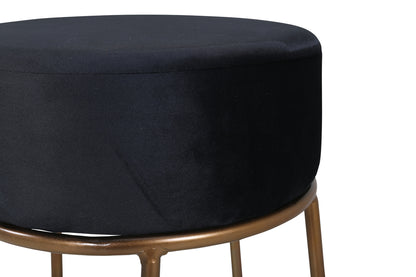 Petra Pouf ø46 ⌀46 Sort