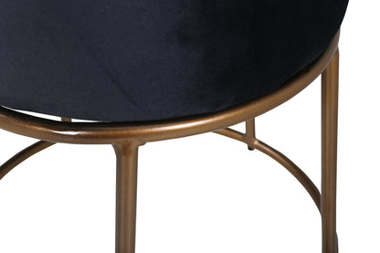 Petra Pouf ø46 ⌀46 Sort