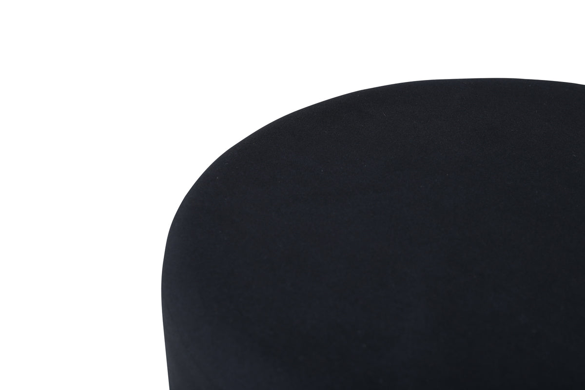 Petra Pouf ø46 ⌀46 Sort