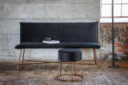 Petra 3-personers sofaer Sort