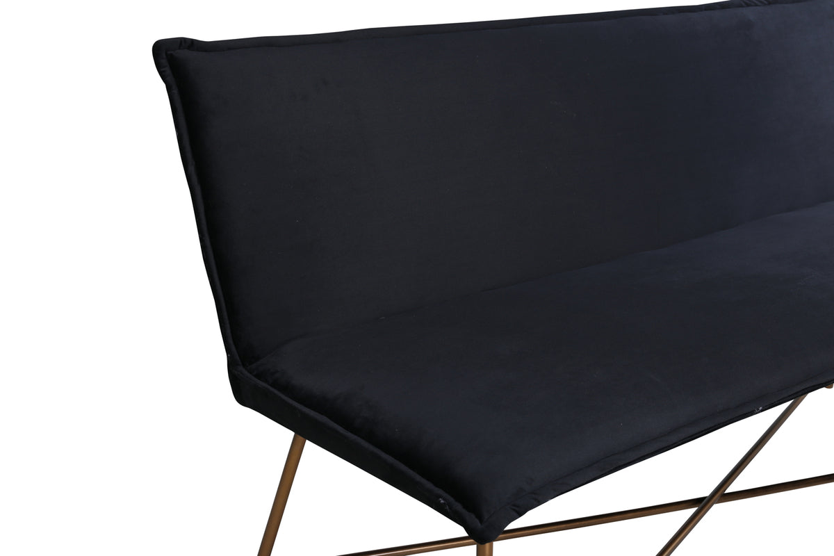 Petra 3-personers sofaer Sort