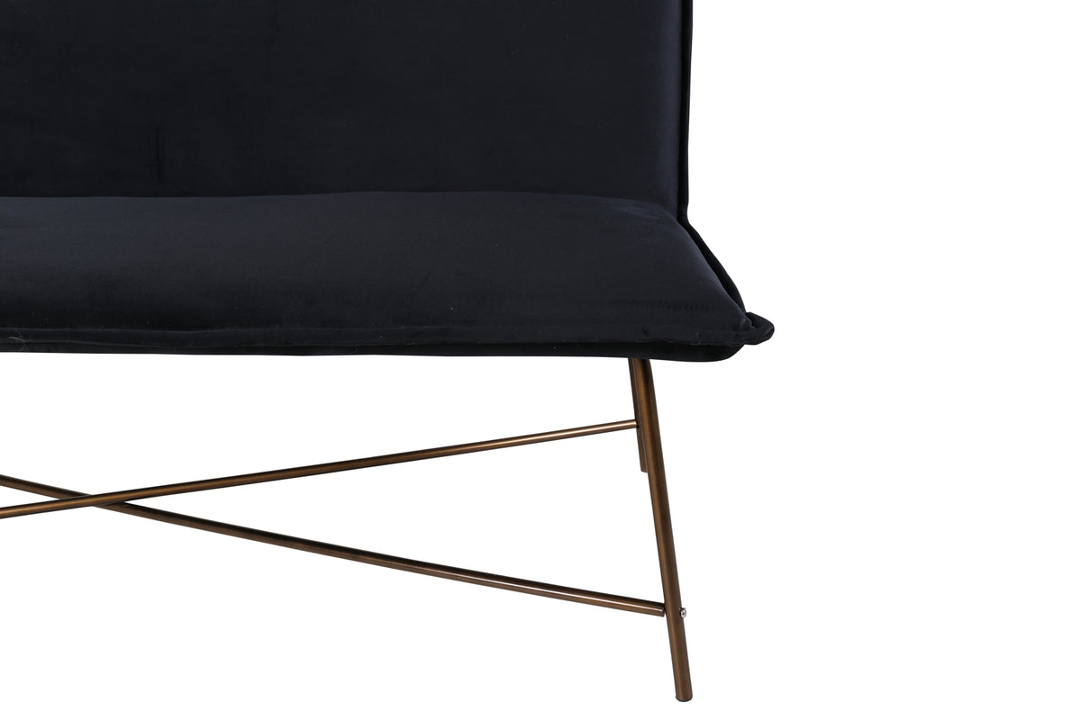 Petra 3-personers sofaer Sort