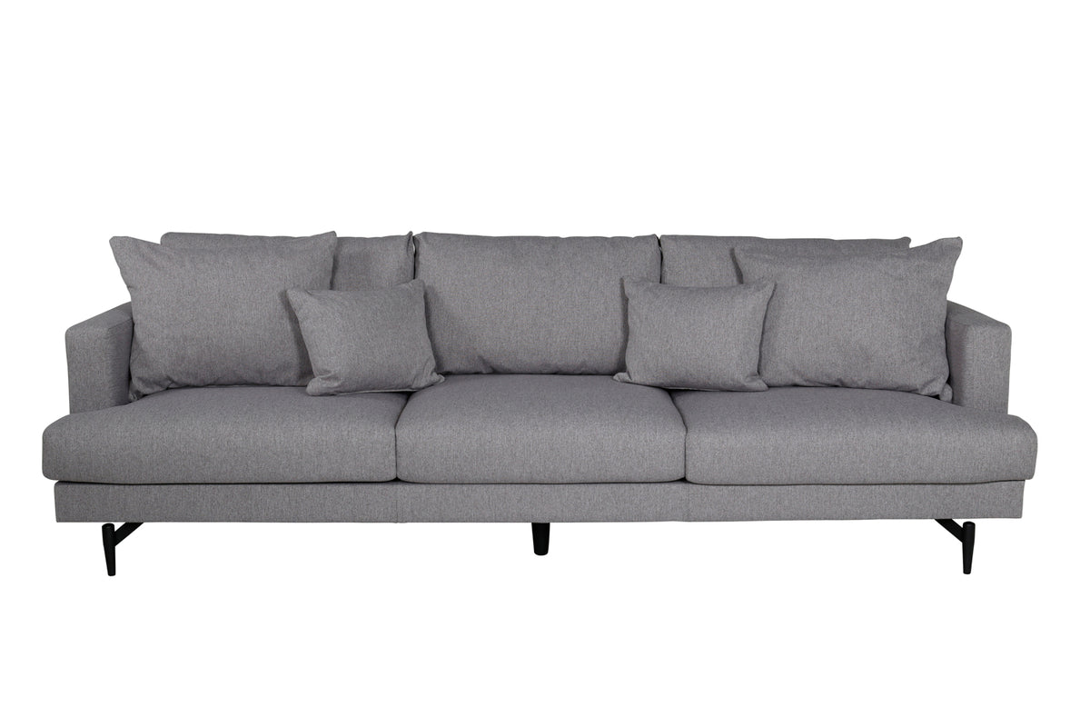 3-personers sofa grå
